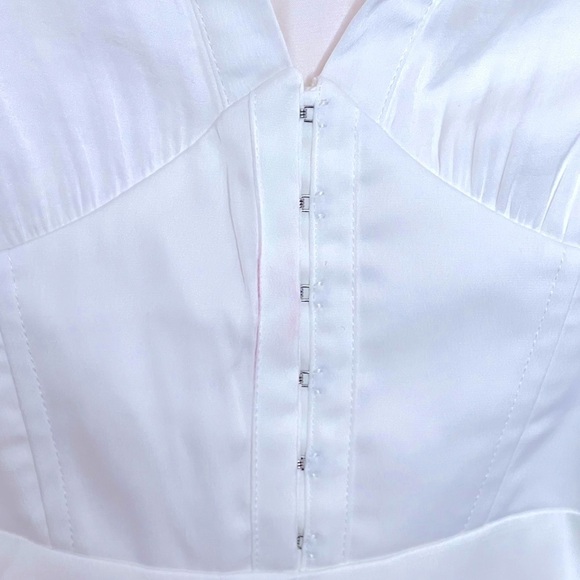 T1-Urban outfitters, White dress -Sz L NWT - Picture 4 of 6